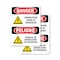 Signmission Demolition Work In Progress Bilingual, 12 in W x Rectangle, Plastic OS-2PACK-DS-P-1218-VS-1117 - alternate 1